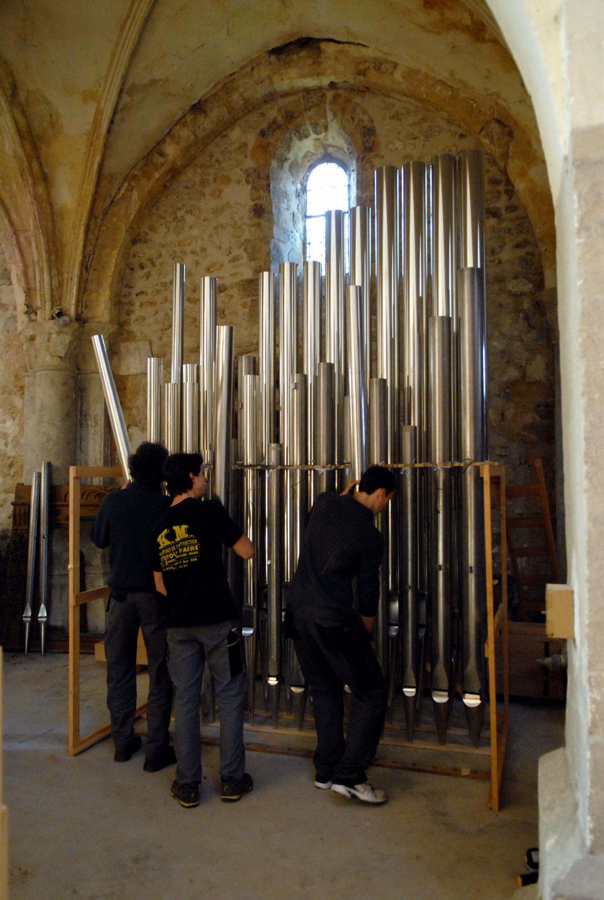 Montage de l'Orgue